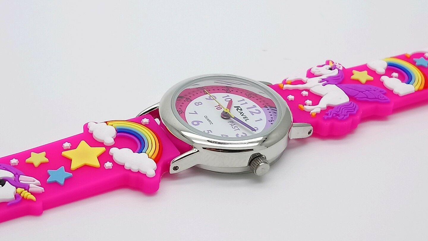 Ravel Girls Unicorn 3D Time Teacher Quartz Watch