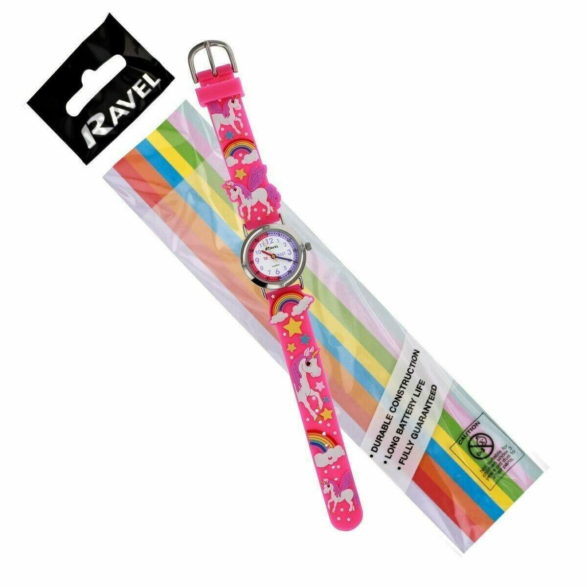 Ravel Girls Unicorn 3D Time Teacher Quartz Watch