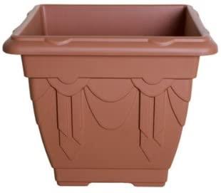 Whitefurze 38cm Square Venetian Planter, Terracotta