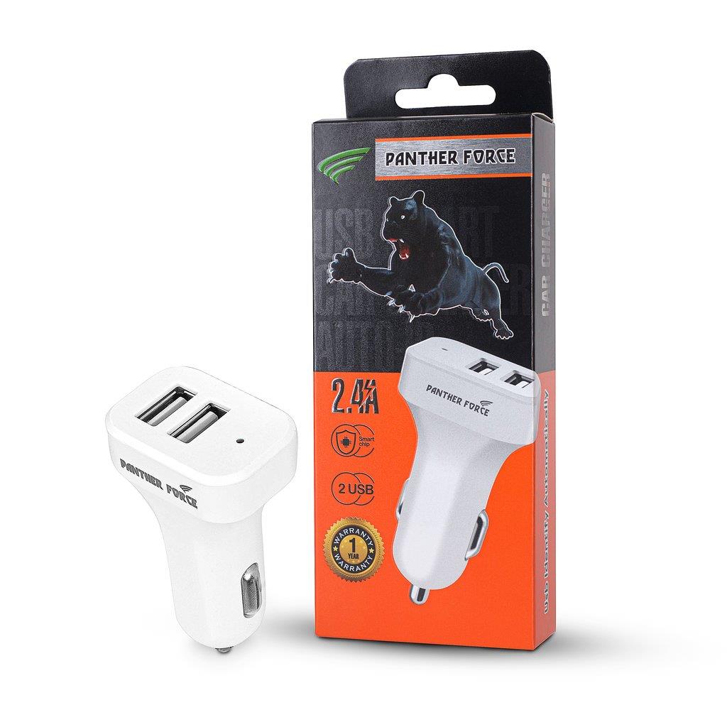 Panther Force 2-Port USB Car Charger 2.4A