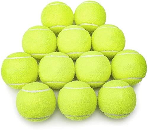 Aspect Practice Tennis Balls, Pressureless Training Exercise Tennis Balls with bag, Soft Rubber Tennis Balls for Beginners, Pack of 24