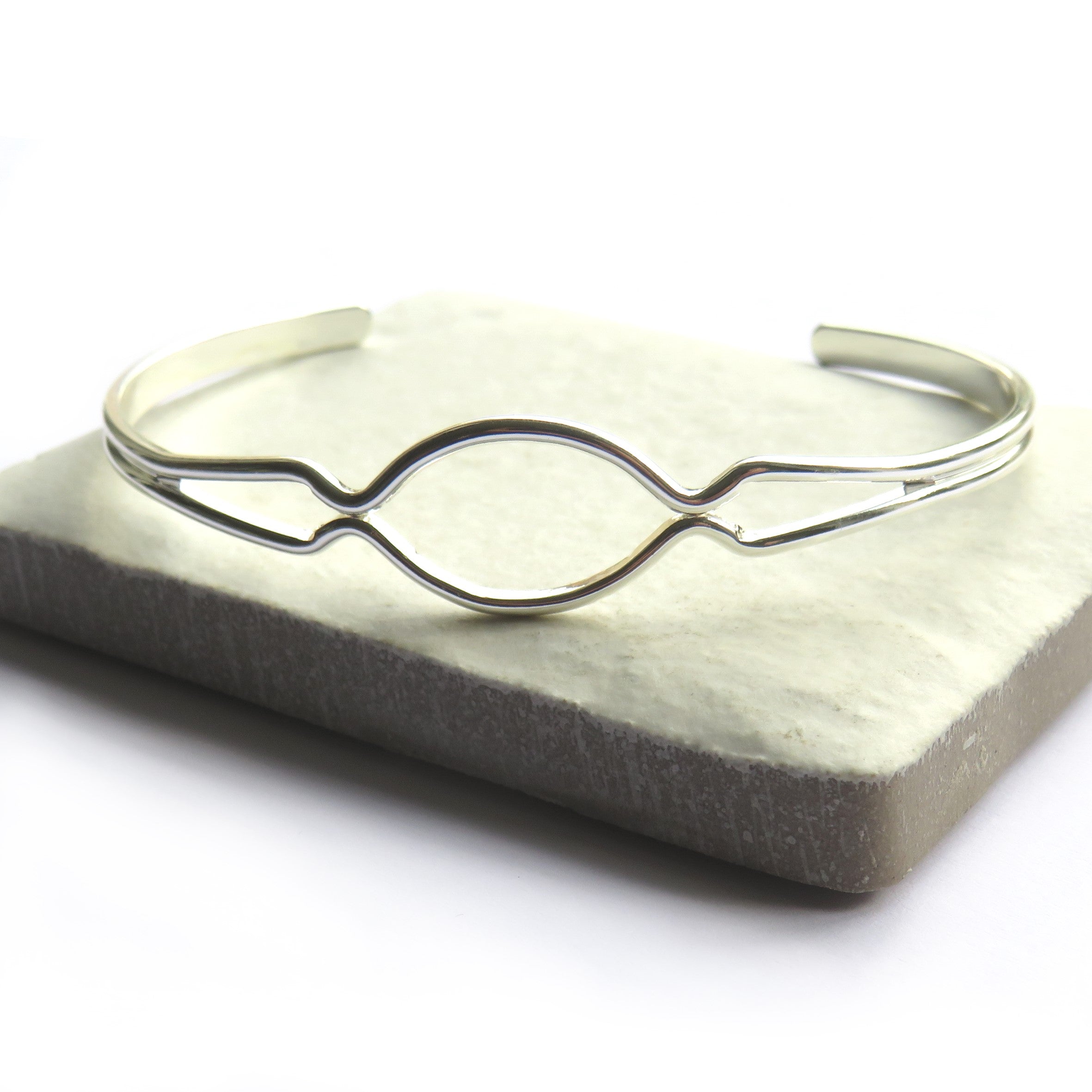 Silver-Plated Hope Bangle Gift Boxed