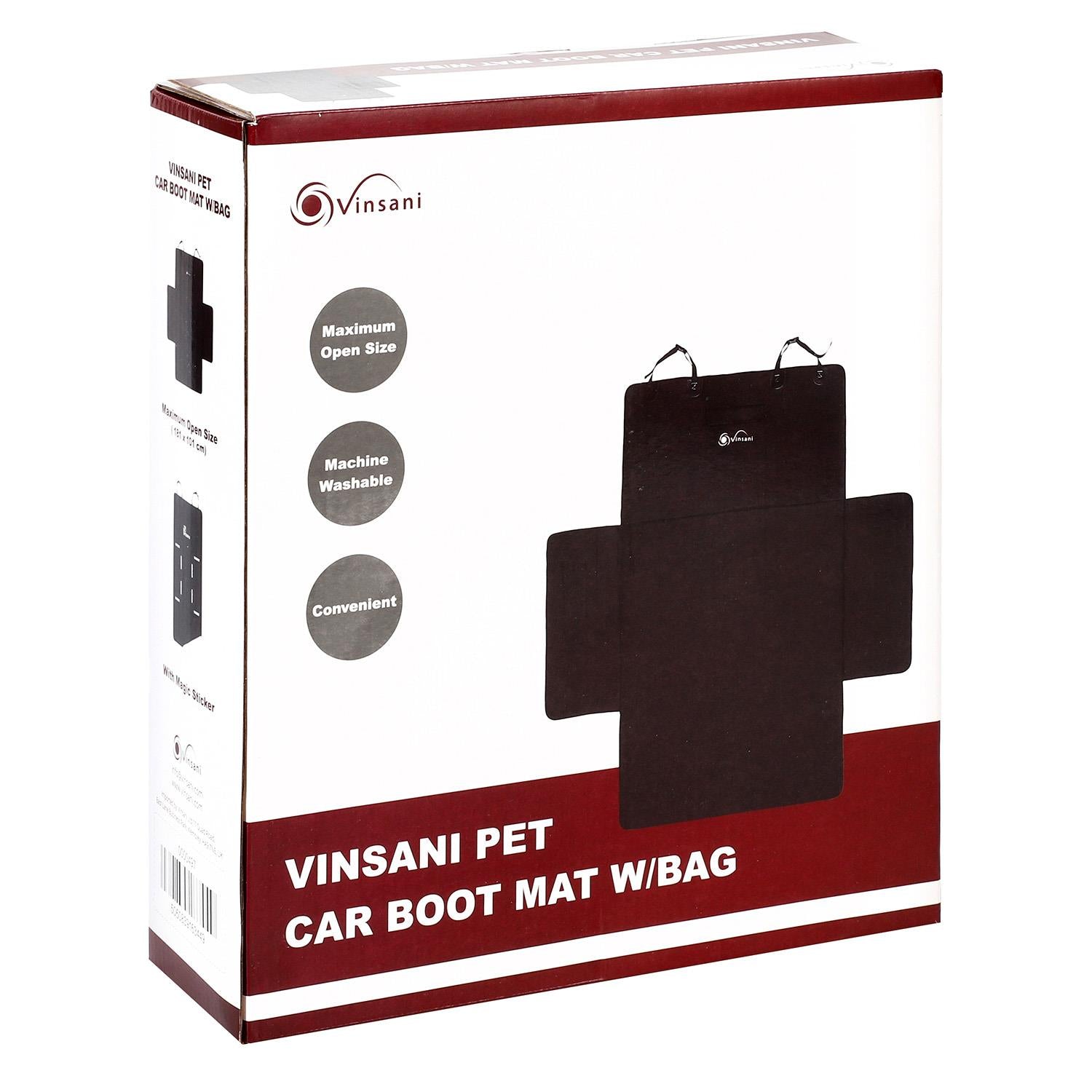 Vinsani Pet Car Boot Protector Mat with Bag