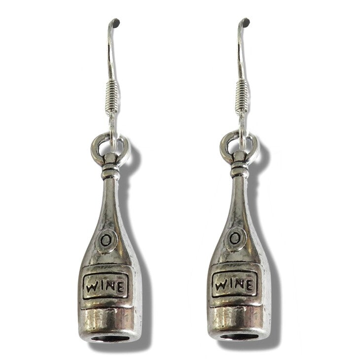 Wine Bottle Drop Earrings by Aye Do Gifts
