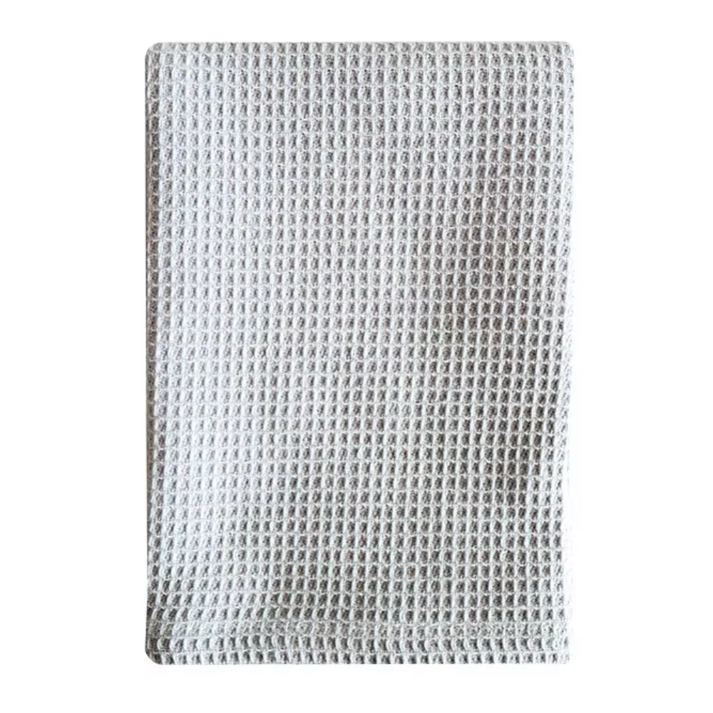 100% Cotton Waffle Weave Cleaning Towels - 4 Pack | Absorbent & Durable Towels for Kitchen & Home