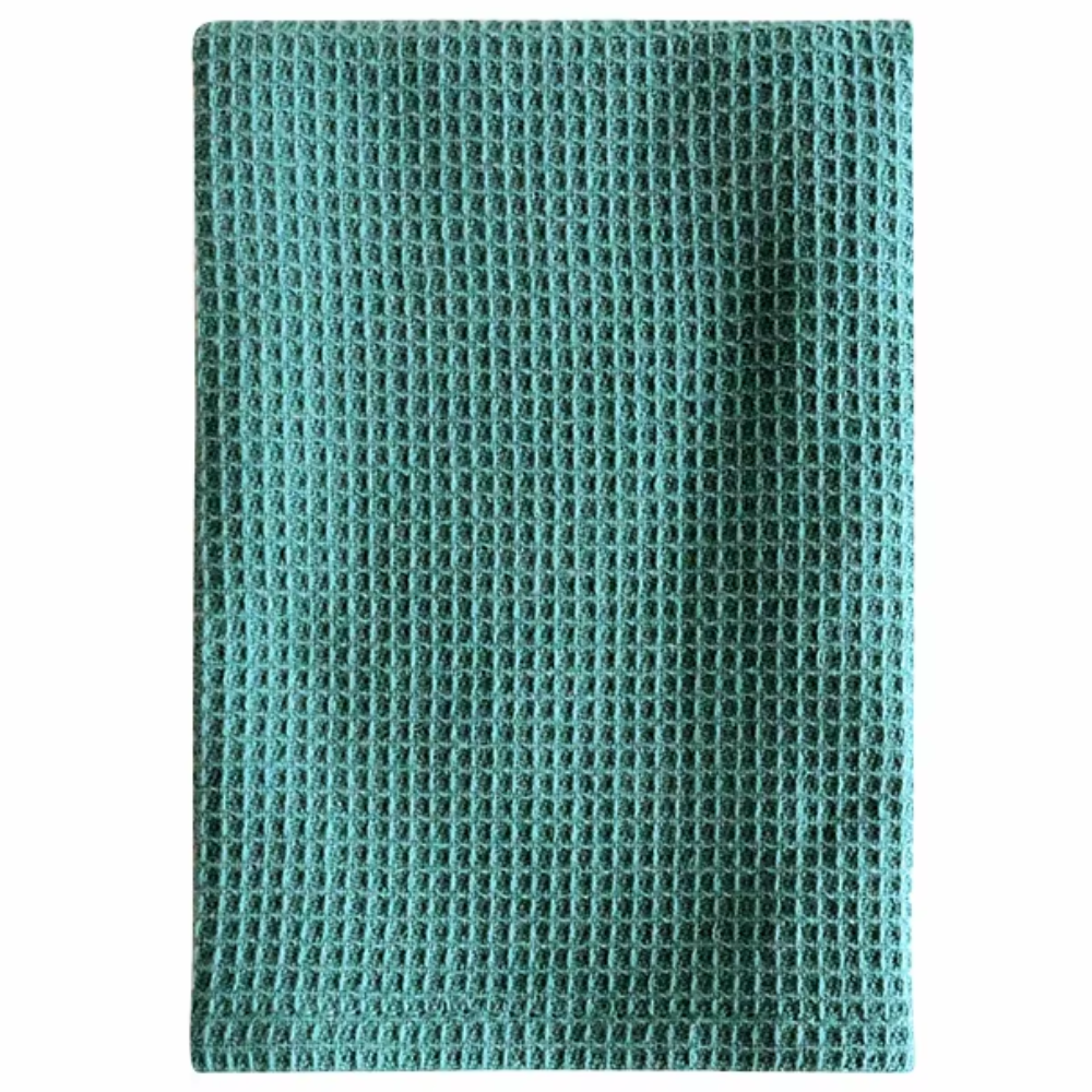 100% Cotton Waffle Weave Cleaning Towels - 4 Pack | Absorbent & Durable Towels for Kitchen & Home