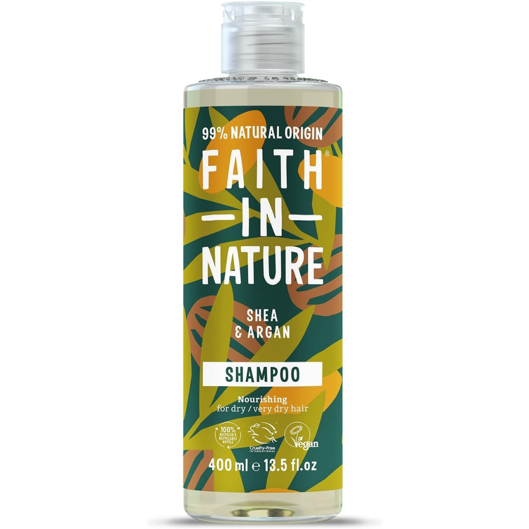 Faith In Nature Shea & Argan Shampoo – 400ml