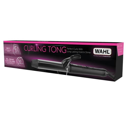 Wahl Ceramic Curling Tong 32mm, Quick Heat, 200°C Max