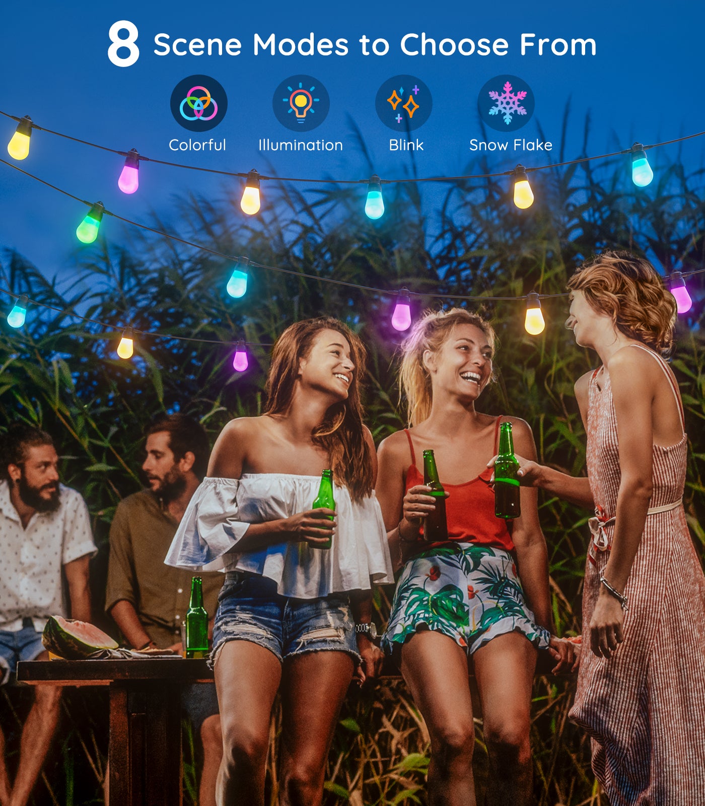 GOVEE RGBIC SMART OUTDOOR LIGHTS 15M