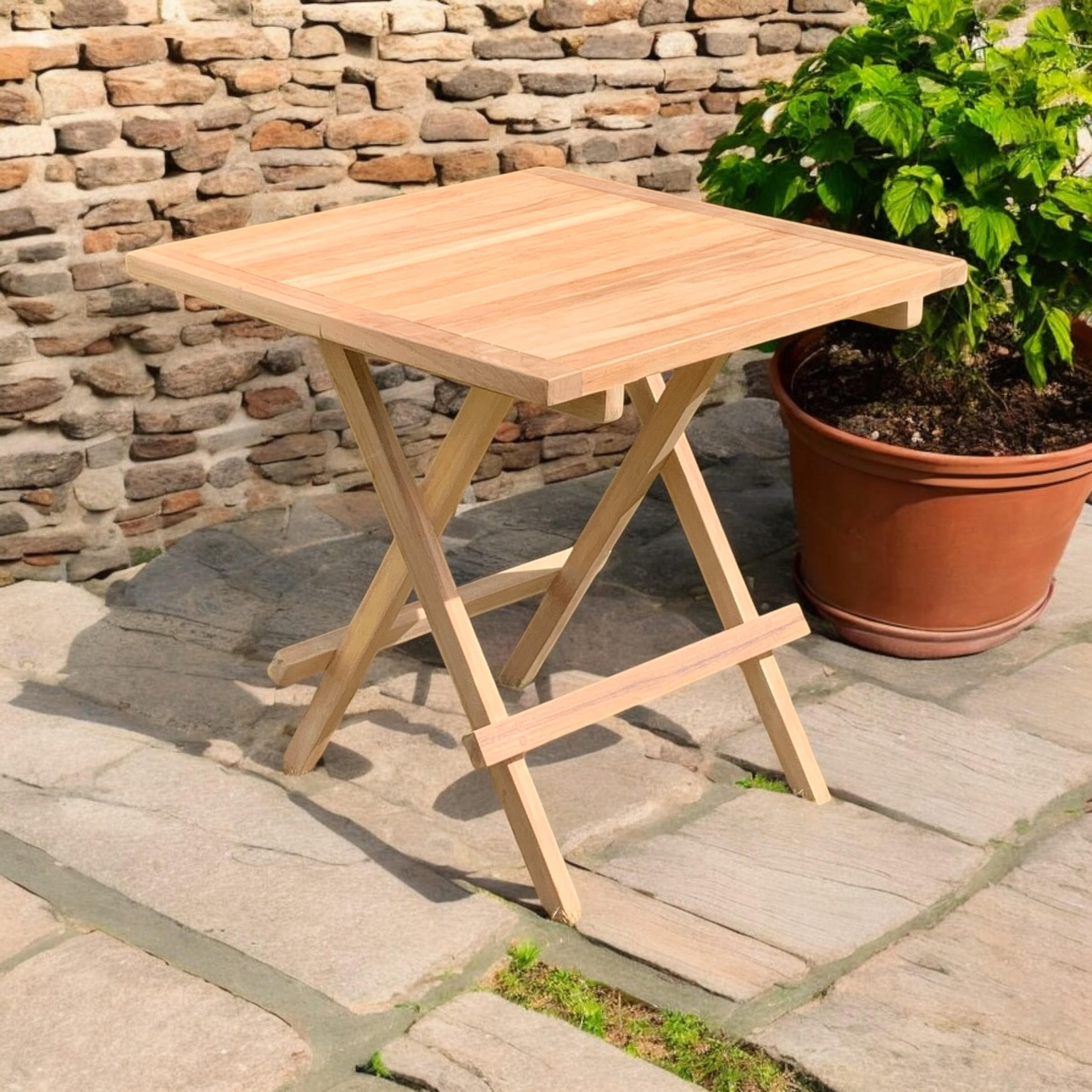 MSL 50cm Square Folding Picnic Table