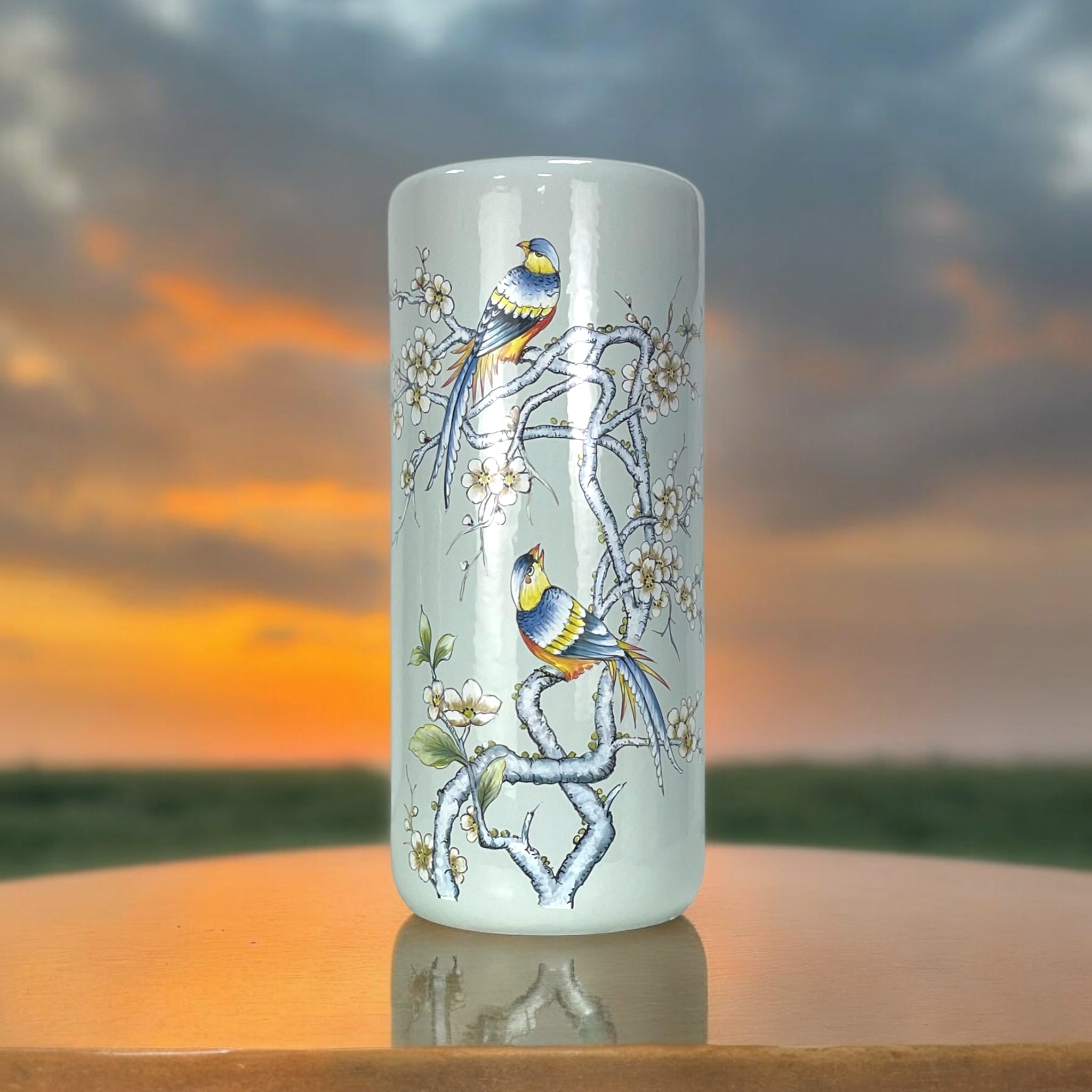 MSL 18" Traditional Glazed Umbrella Stand or Vase