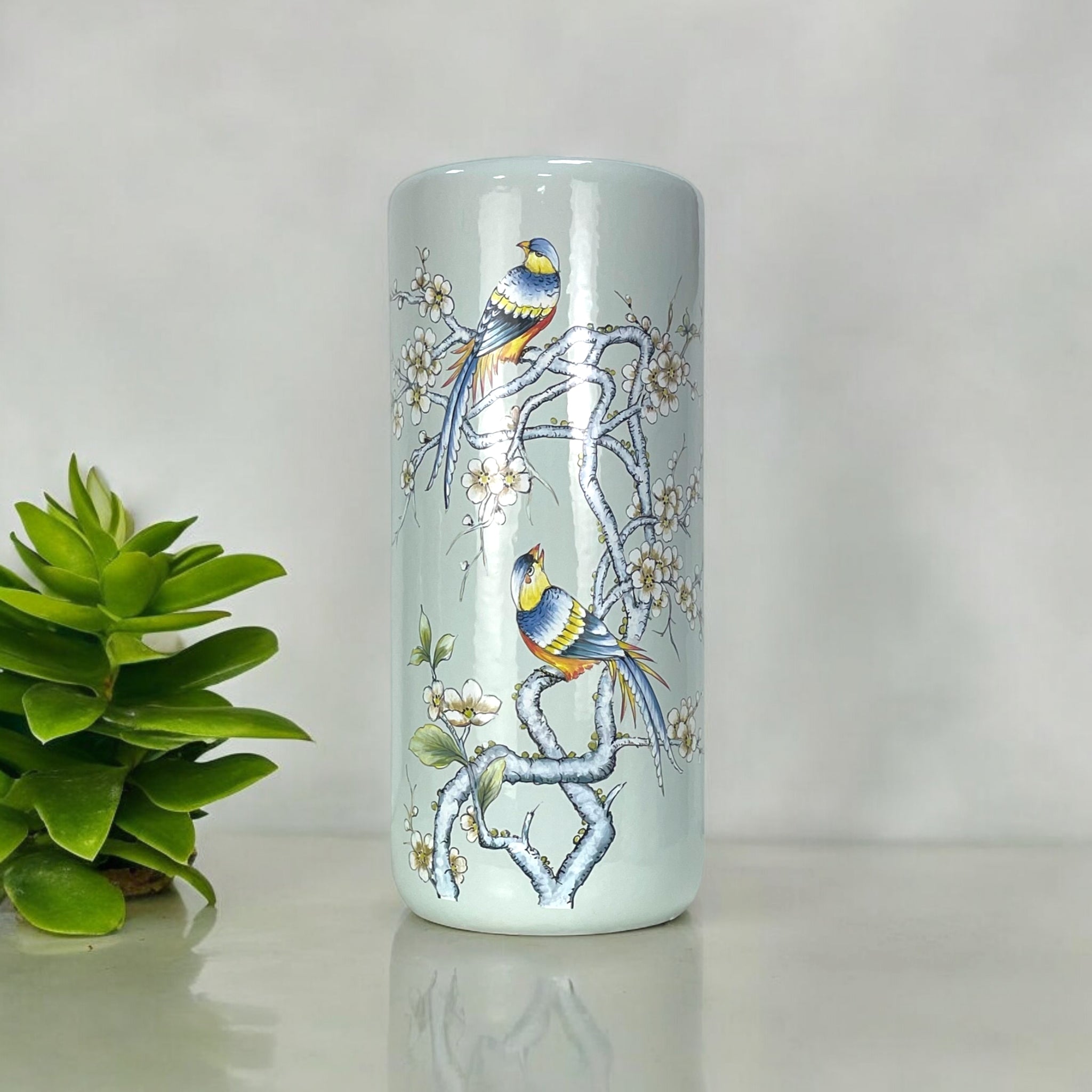 MSL 18" Traditional Glazed Umbrella Stand or Vase