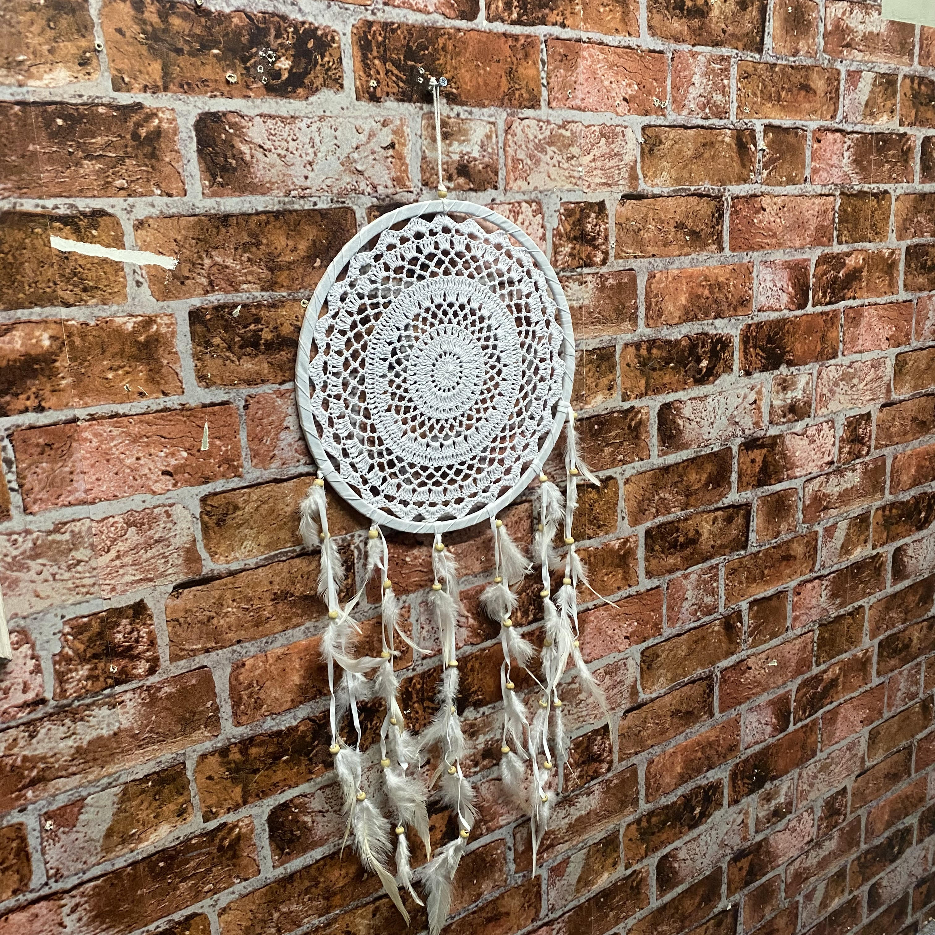MSL 30cm White Dream Catcher Wind Chime