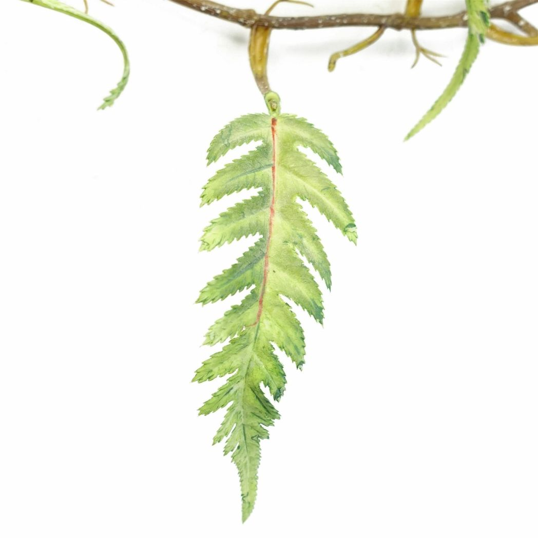 Leaf 125cm Artificial Trailing Hanging Fern Foliage Plant Realistic Green Large Leaf Decoration