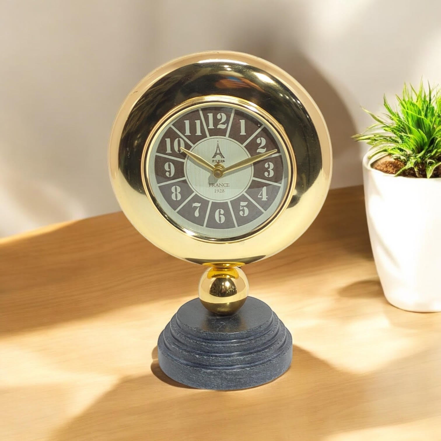 MSL Hand Finished Table Clock