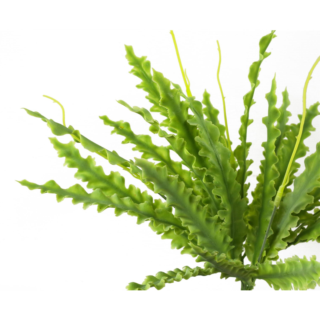 Leaf 40cm Artificial Crocodile Fern Plant - Unpotted, Wired Stems