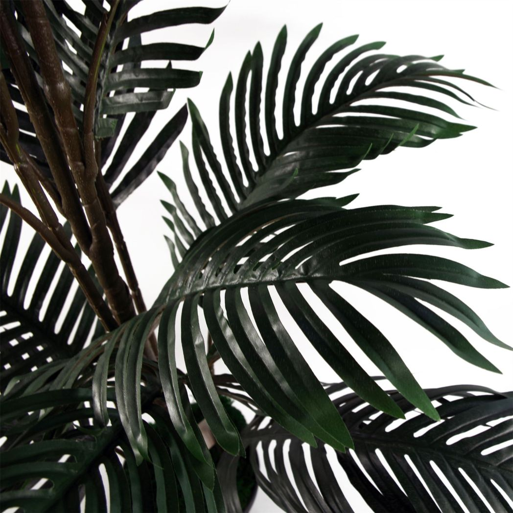 Leaf 140cm Large Bushy Artificial Palm Tree in Plastic Pot