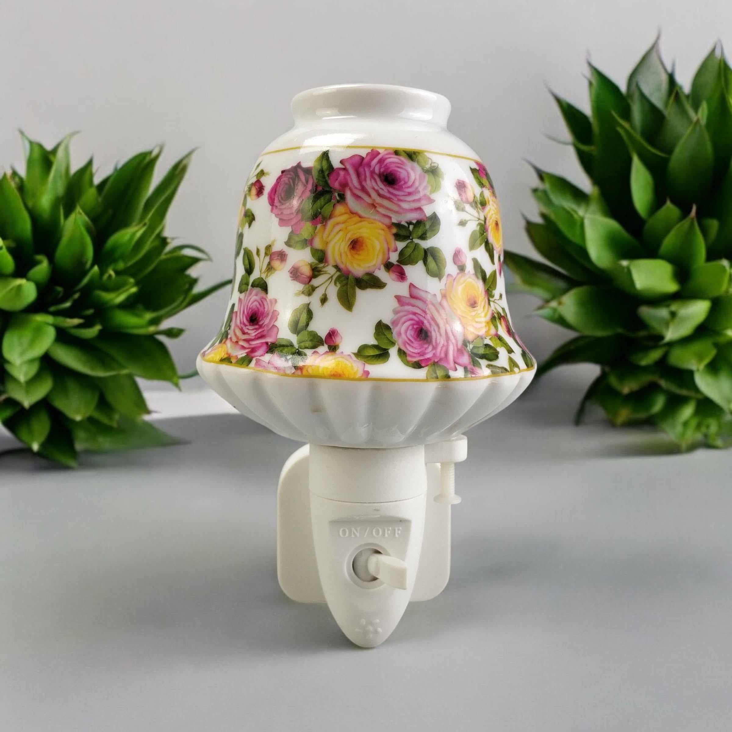 8 Inch Floral Multi-Color LED Nightlight