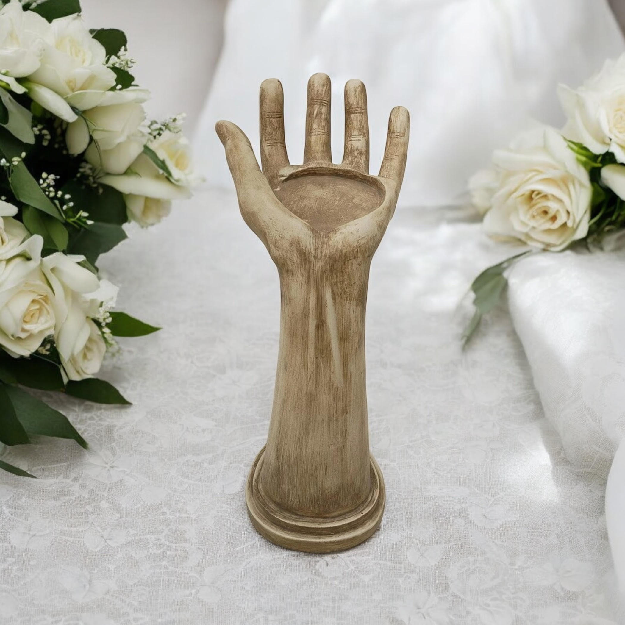 MSL 32cm Hand Wine Bottle Holder Resin Wine Bottle Stand