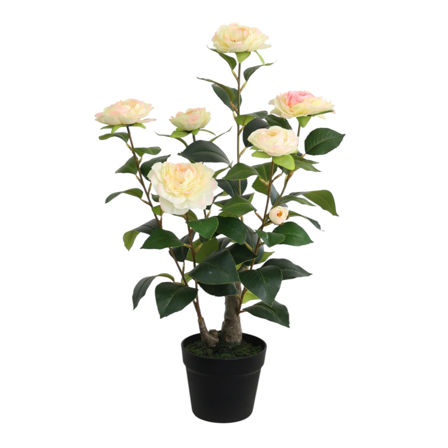 MSL 58CM Artificial Camellia Plant, Realistic Design, Maintenance Free