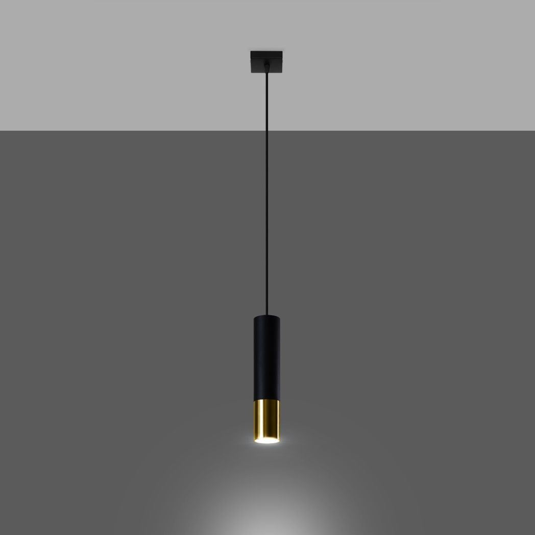 Pendant lamp steel Loopez modern Design GU10
