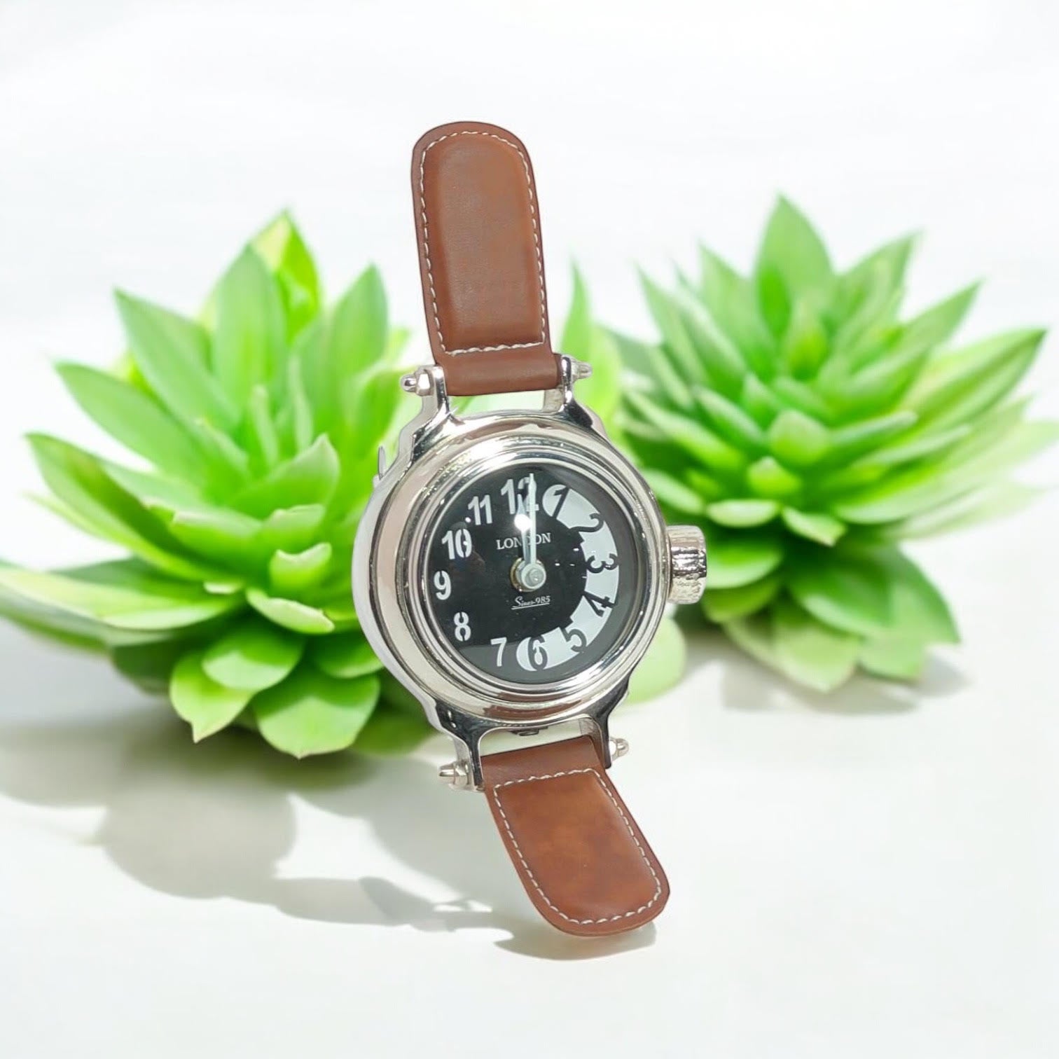 MSL Hand Finished Table Clock, Requires 1 AA Battery