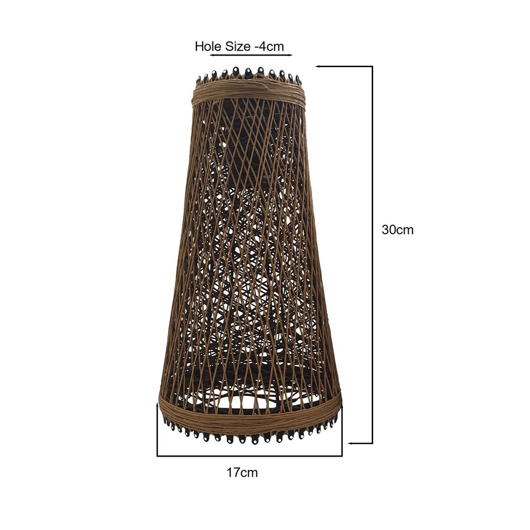 Retro Vintage 4cm Hole Barrel Cage Design Lampshade Easy Fit