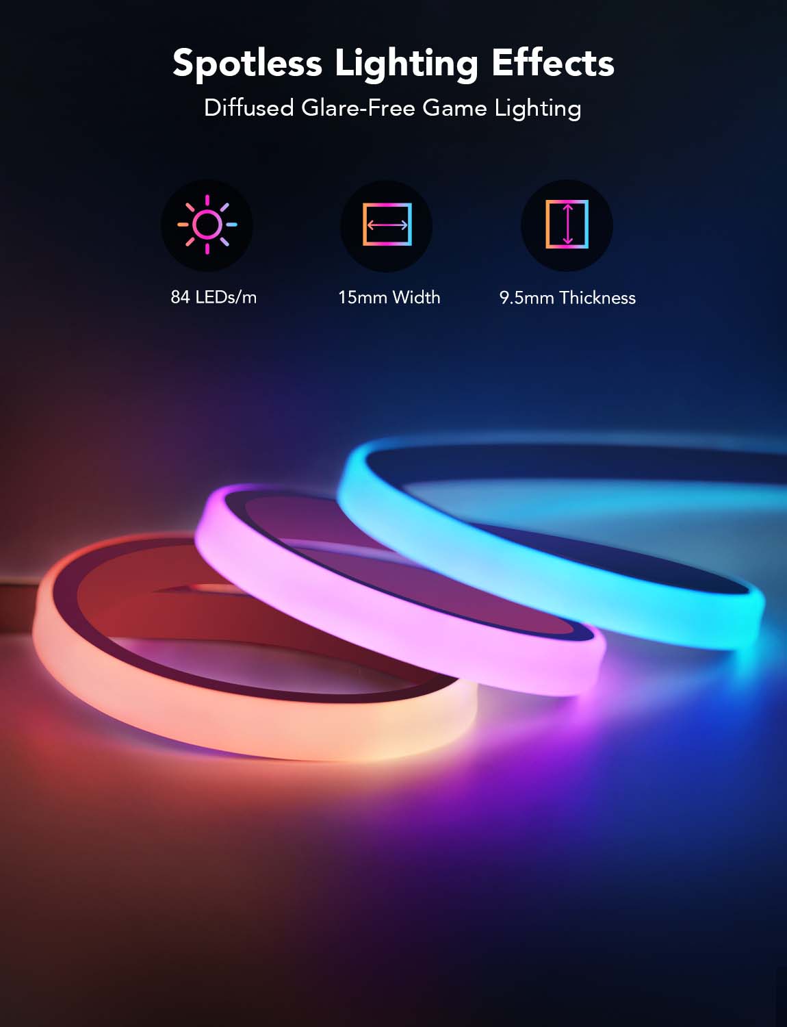 GOVEE GAMING TABLE NEON LIGHT 3M