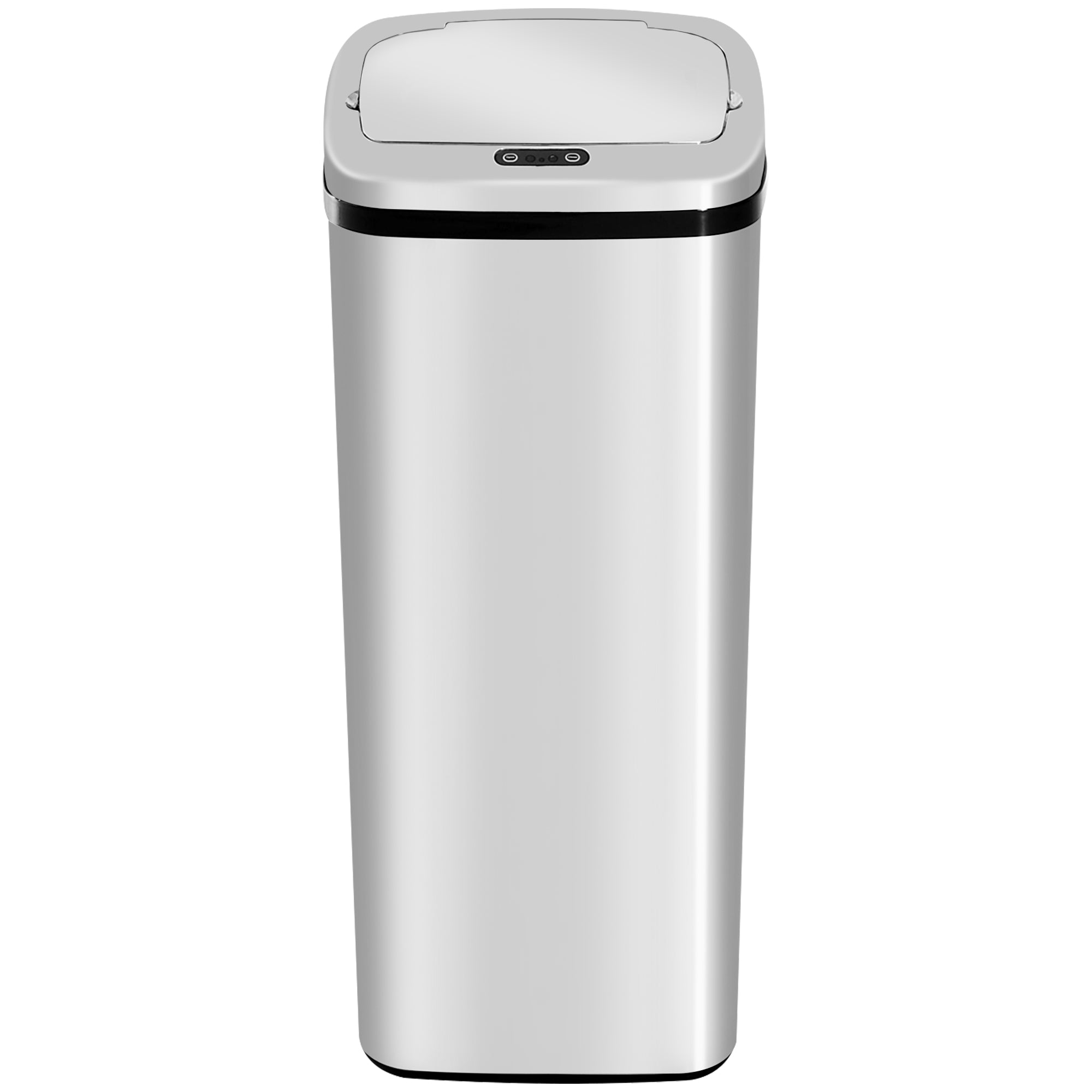 HOMCOM 50L Motion Sensor Rubbish Bin Silver/Black