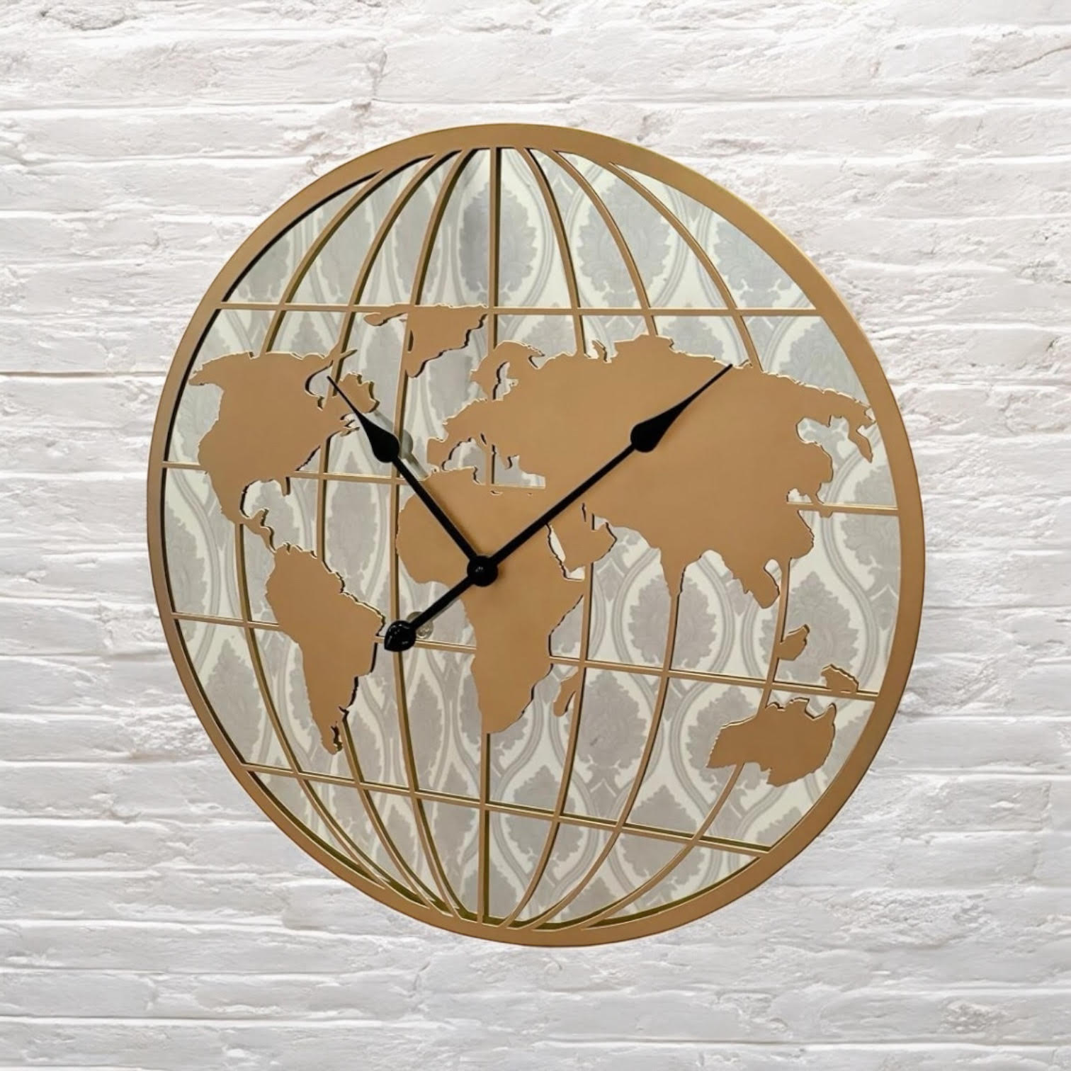 MSL 60cm World Design Wall Clock