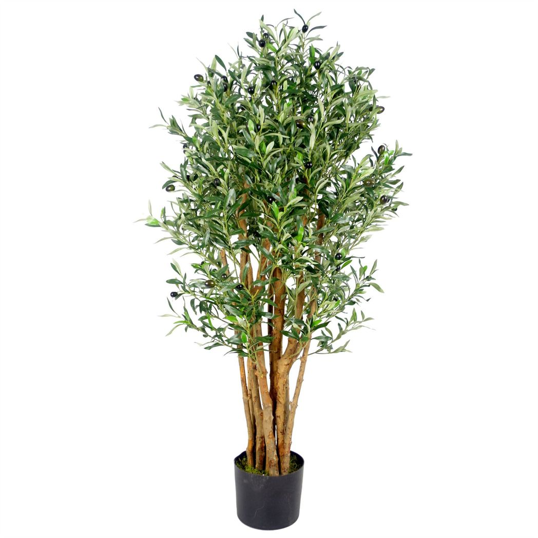 Leaf 125cm Artificial Olive Tree in Pot - Premium Range