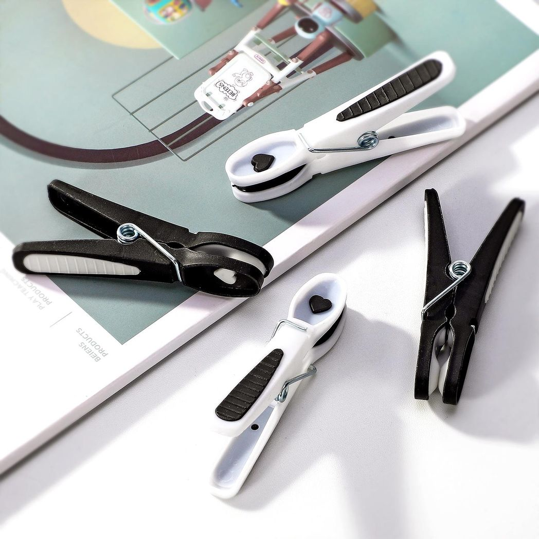 Vinsani 48 Clothes Pegs Soft PP Laundry Pegs UVA/UVB Resistant Colourfast Odourless
