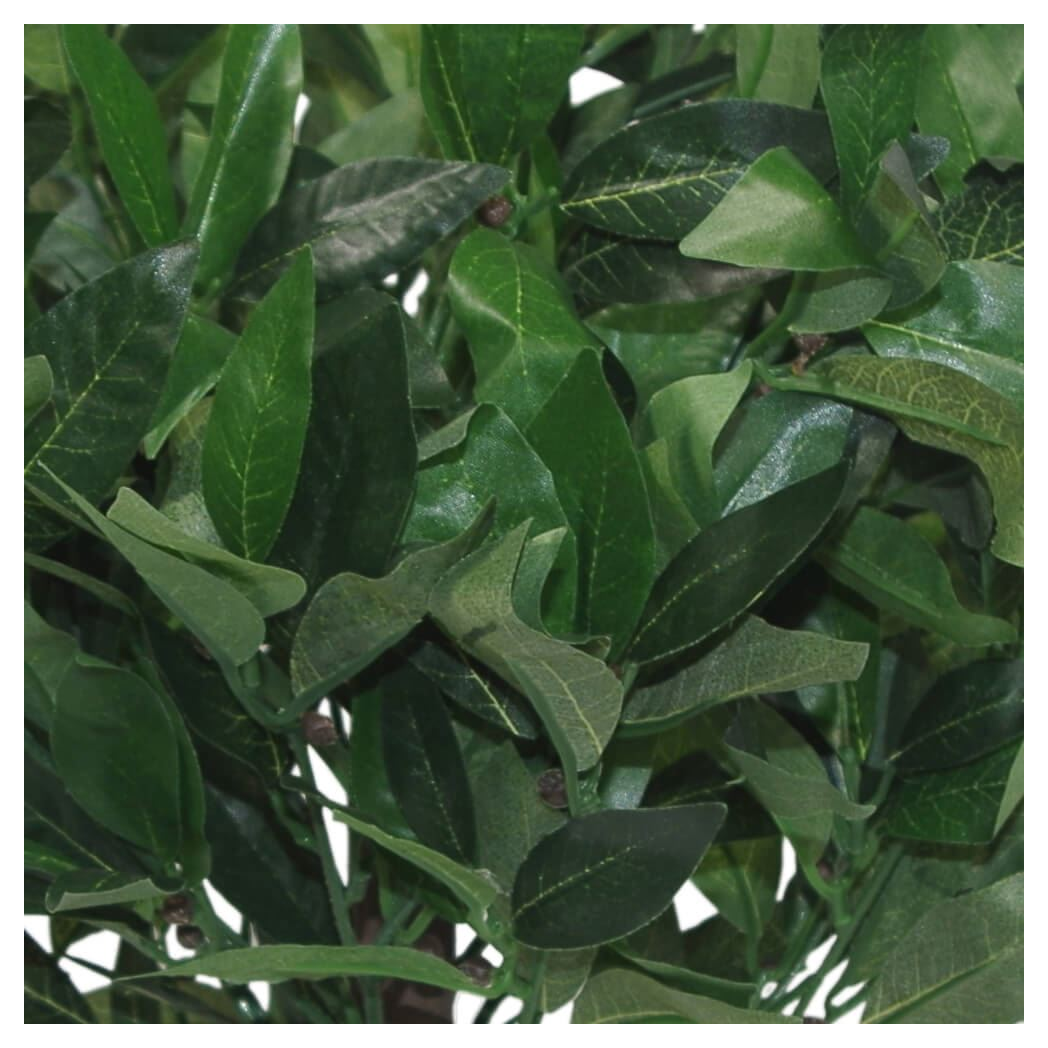 Pair of 50cm Artificial Bay Tree Laurel Topiary Bushes