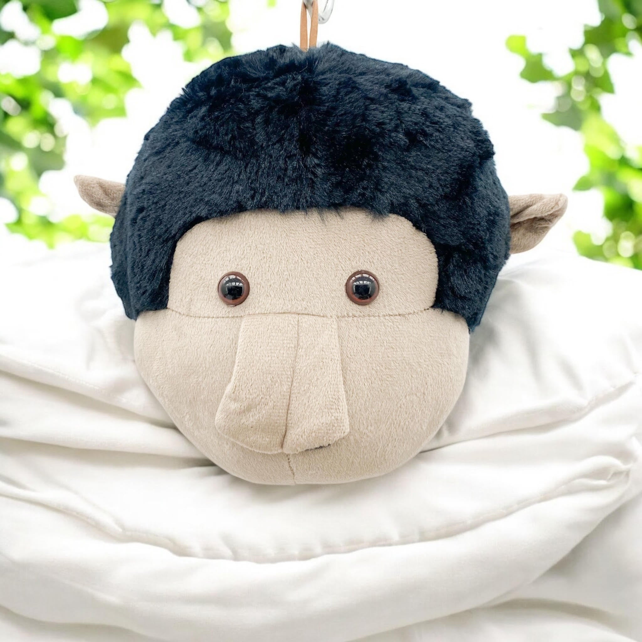 MSL 25cm Multi-Colored Monkey Head Wall Hanger, Decorative Wall Art
