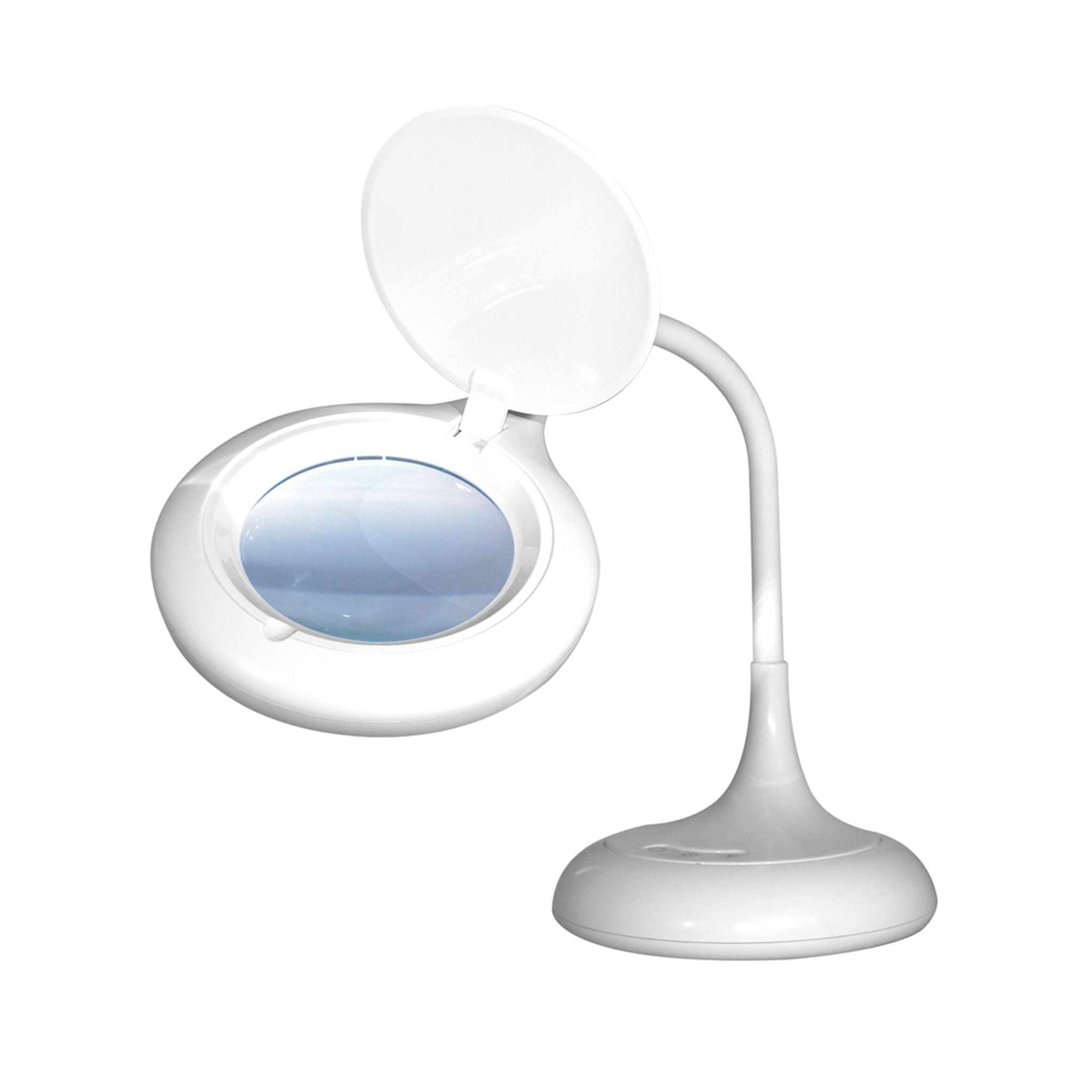 Chameleon 3X Adjustable LED Desk Magnifier Lamp