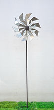 MSL 59" Metal Windmill Garden Weathervane Freestanding Decor