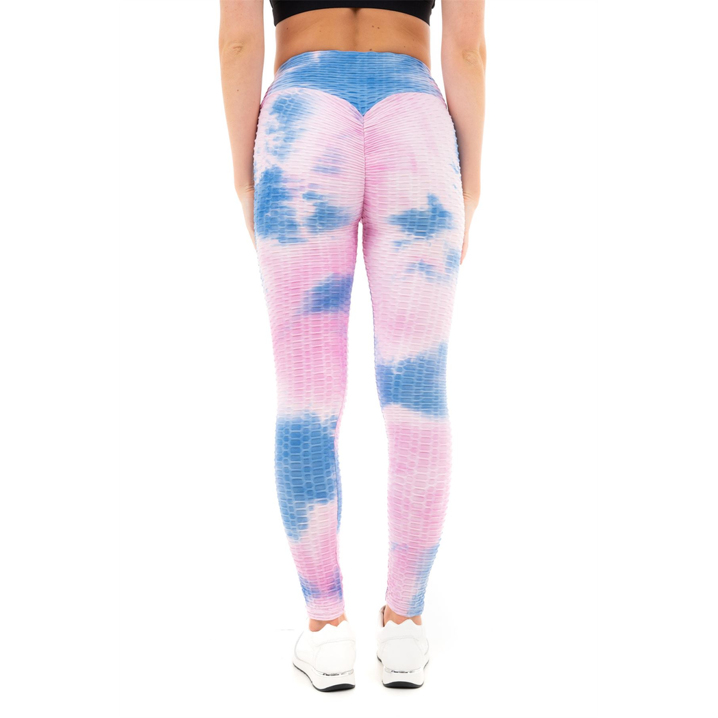 M17 Tie Dye Honeycomb Seamless Women’s Leggings