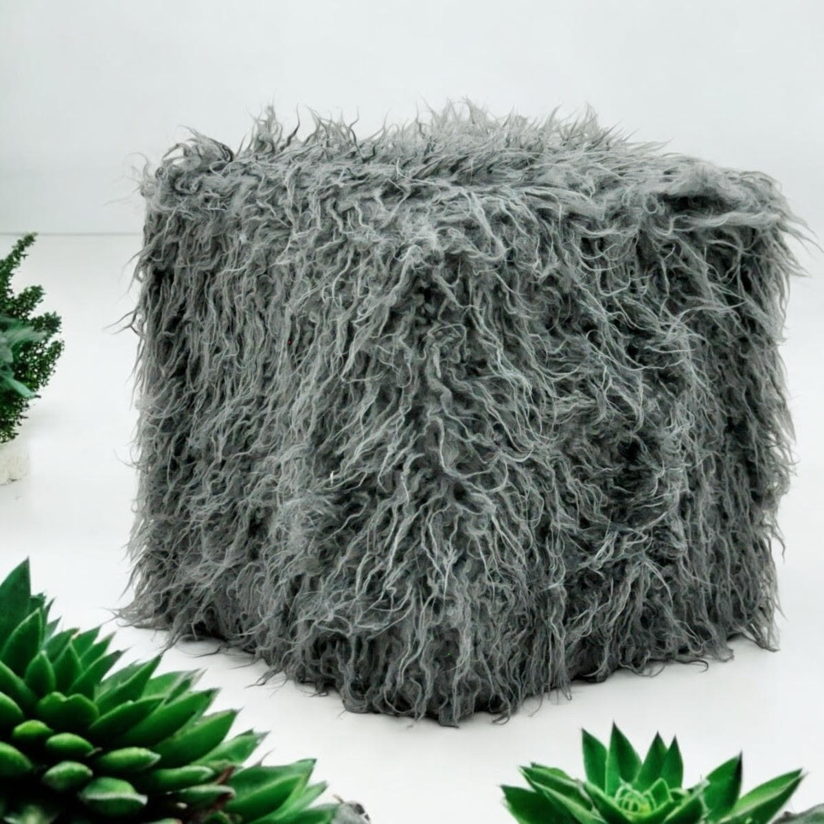 MSL Fluffy Footstool