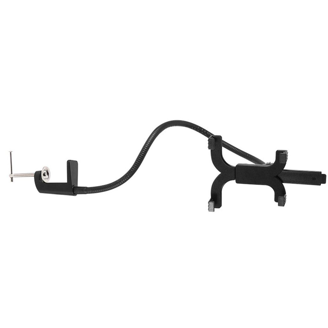 AQ 360 Aluminium Alloy Rotating Tablet Holder Adjustable Gooseneck -Black