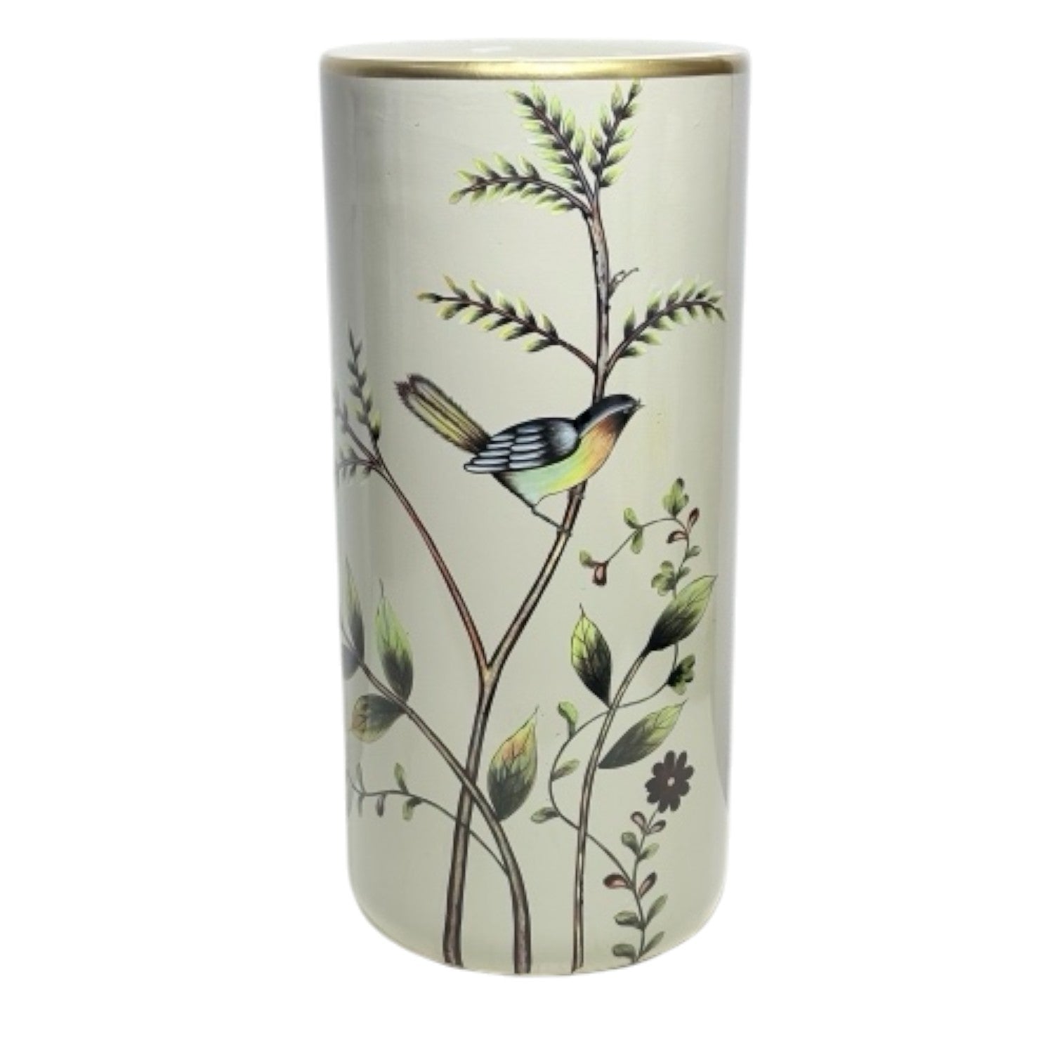 18" Traditional Glazed Ceramic Umbrella Stand and Vase