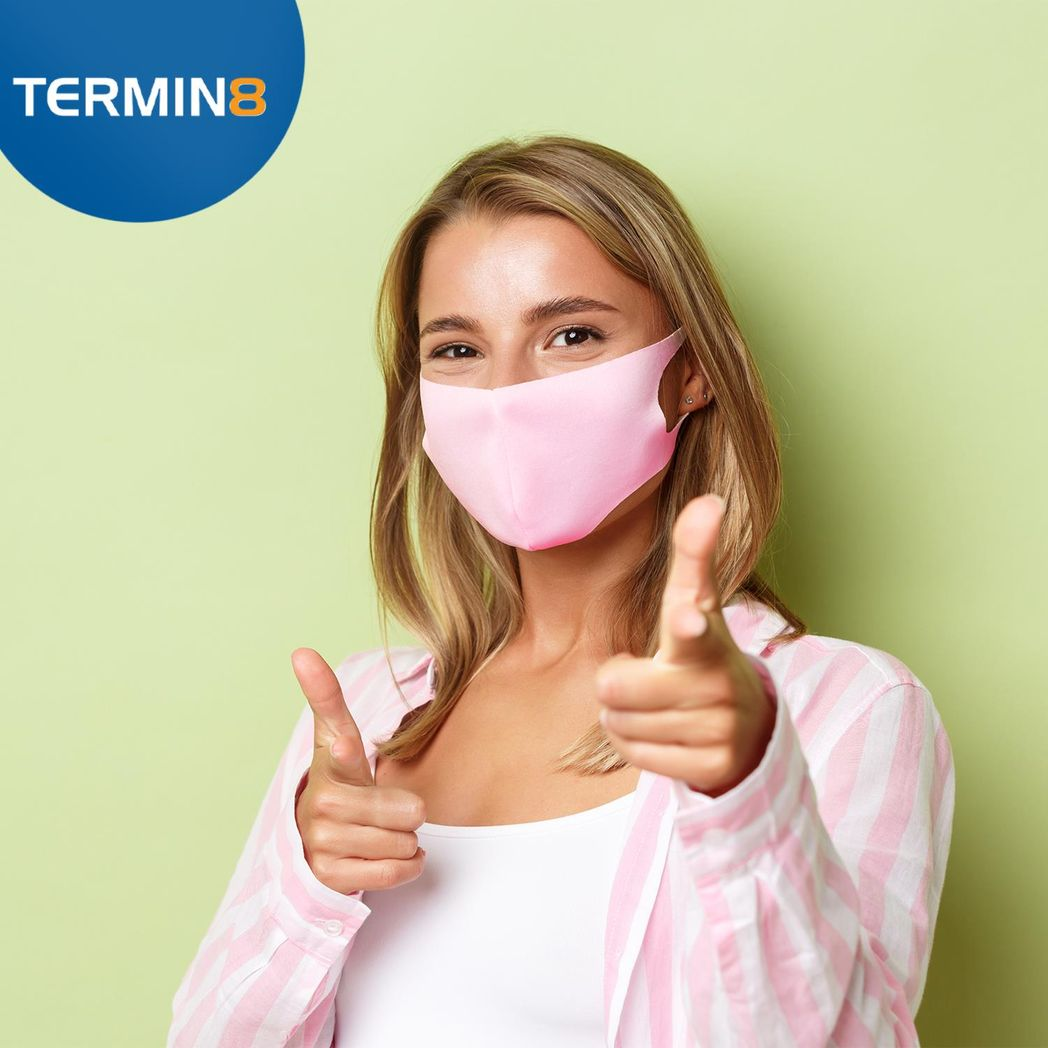 Termin8 Lightweight Breathable Reusable Face Mask for Adults, Machine Washable - Pink