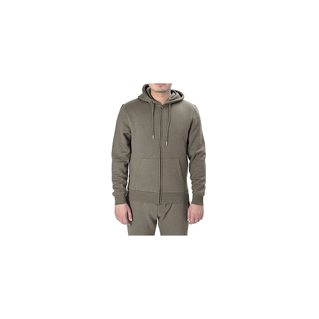 M17 Men's Khaki Full Zip Hoodie