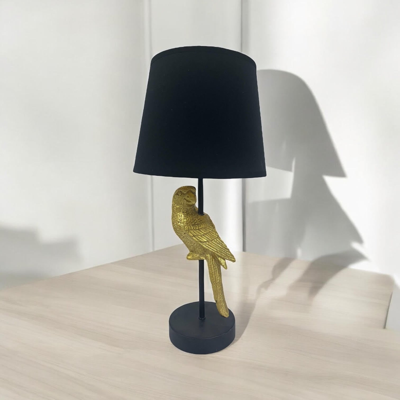 MSL 47X22X22M Table Lamp with 9 Black Shade and In-Line Switch