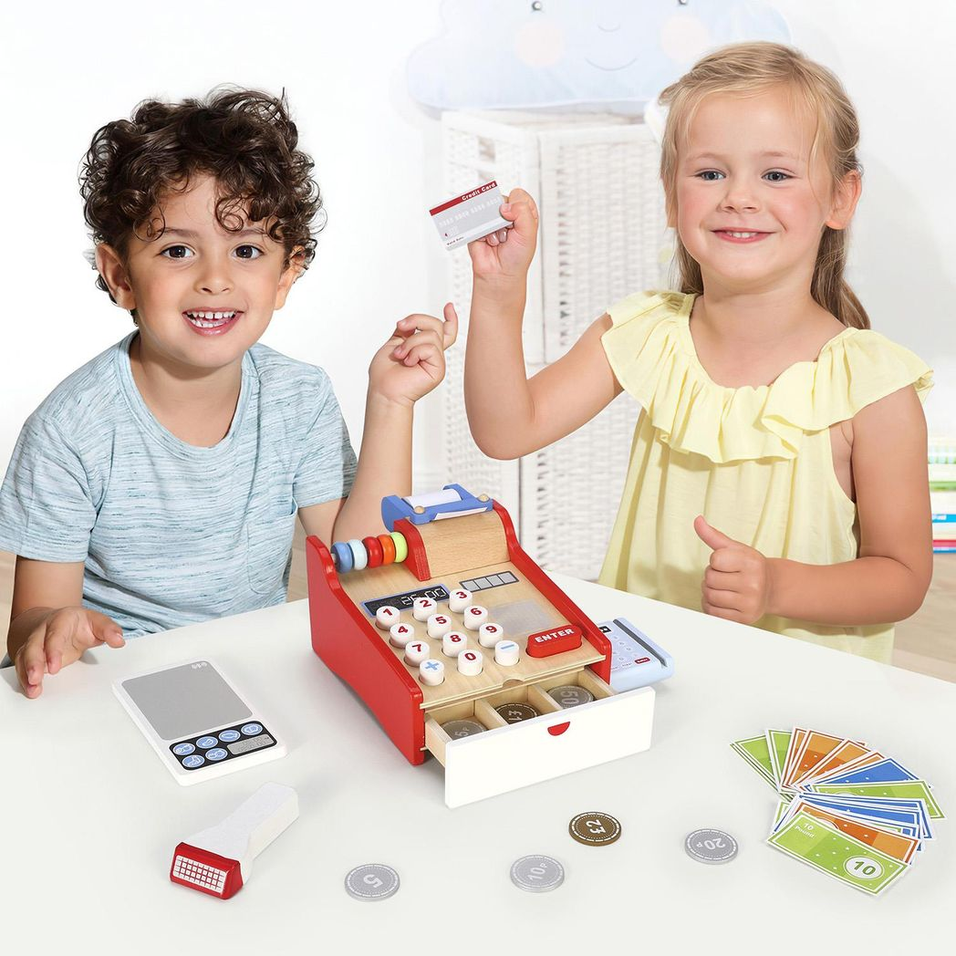 SOKA Kids Cash Register Educational Toy for Imaginative Play