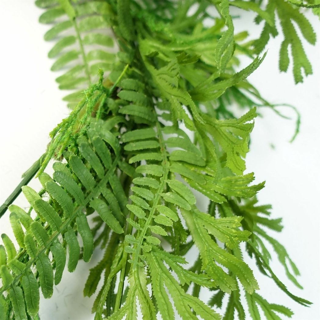 Leaf Artificial Trailing Hanging Fern Garland Plant 140cm Realistic Green
