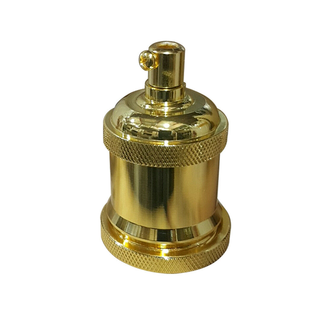 French Gold E27 Metal Lamp/Bulb Holder Ideal for Vintage Edison Filament Bulbs Antique metal~2928
