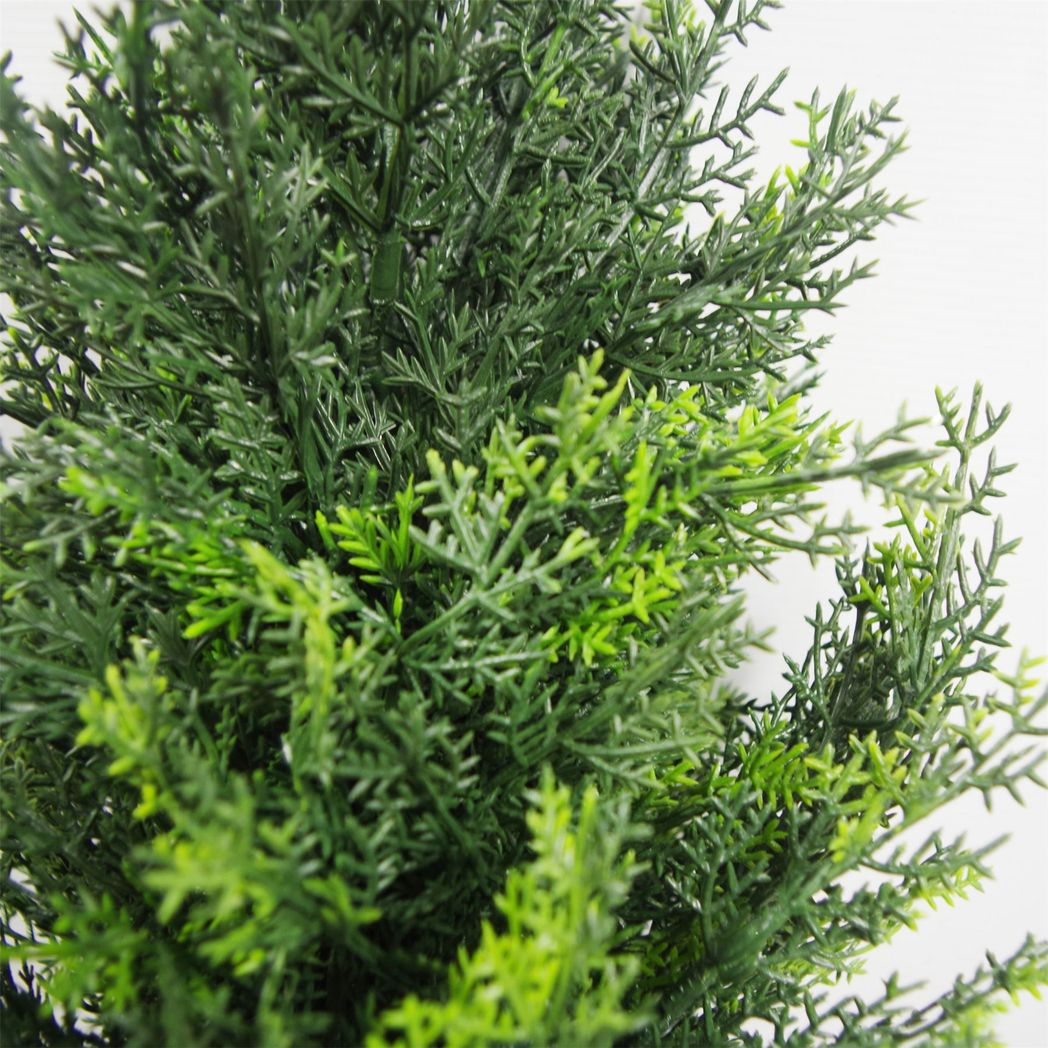 Leaf 60cm Artificial Cedar Cypress Topiary Tree UV Protected Indoor Outdoor