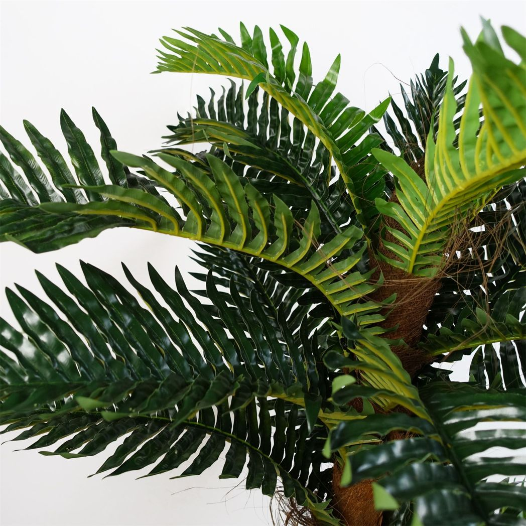Leaf 150cm Artificial Large Palm Tree with Natural Trunk