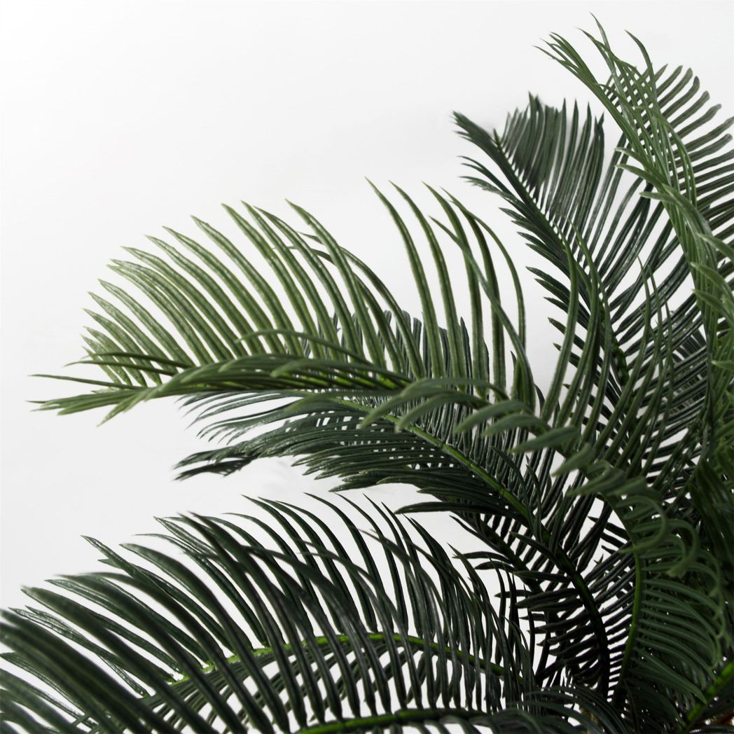 Leaf 60cm Cycas Palm Artificial Tree Tropical Plant