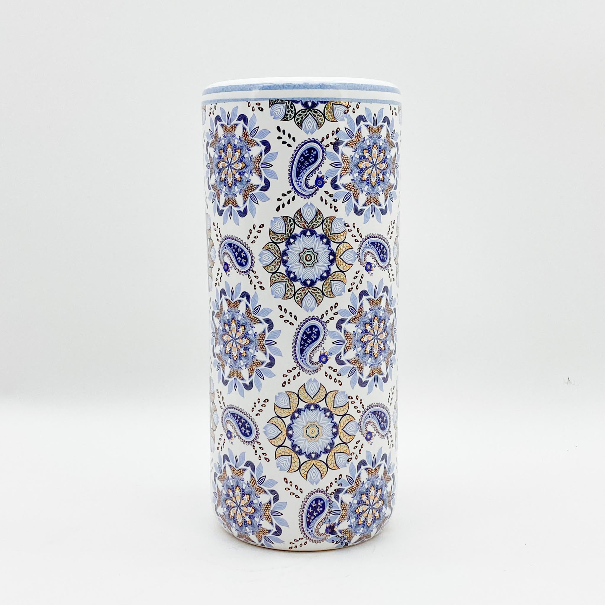 MSL 18 Blue and White Umbrella Stand